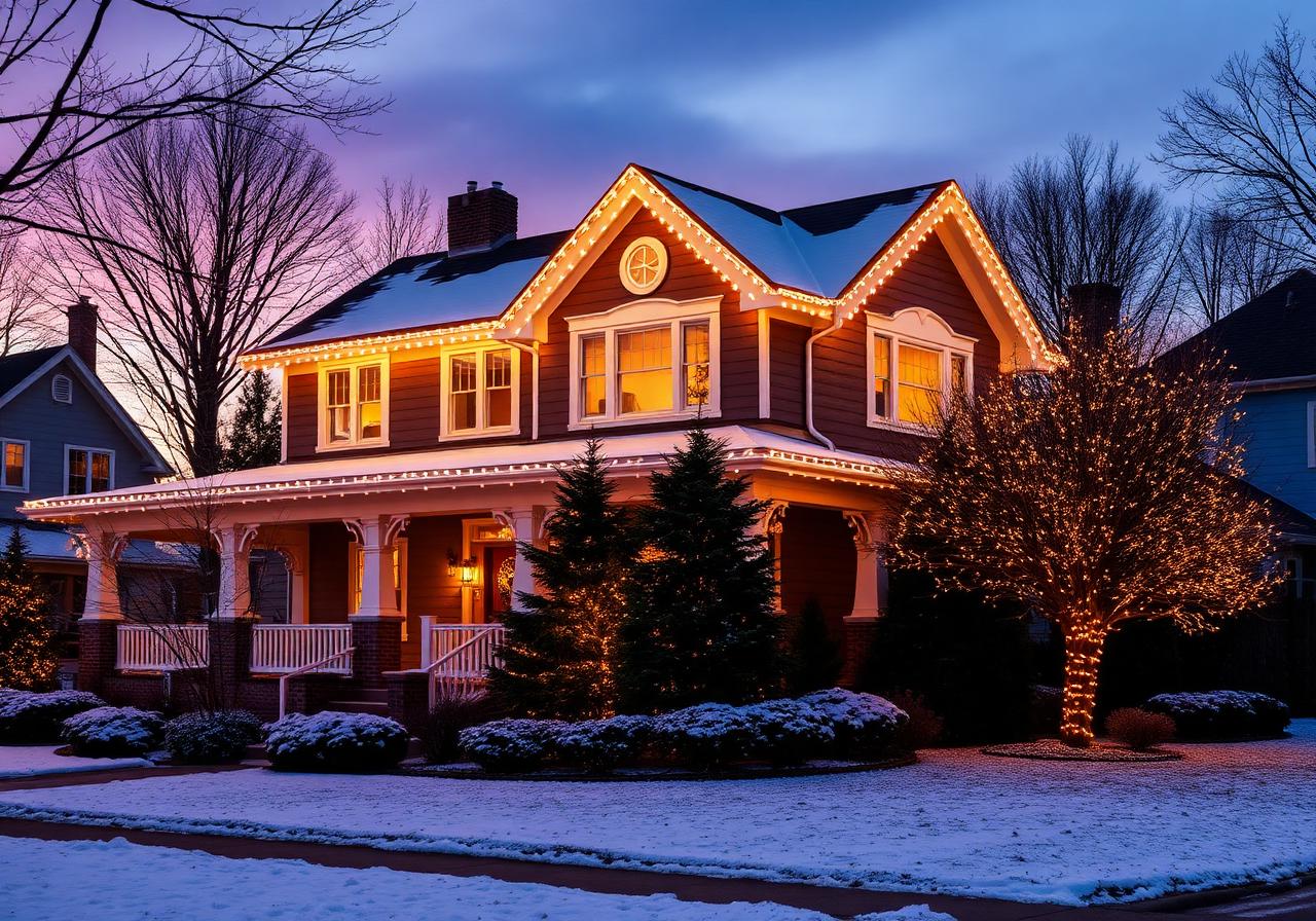 Christmas Lights service in Salt Lake City, UT by Spotless Giraffe Washing